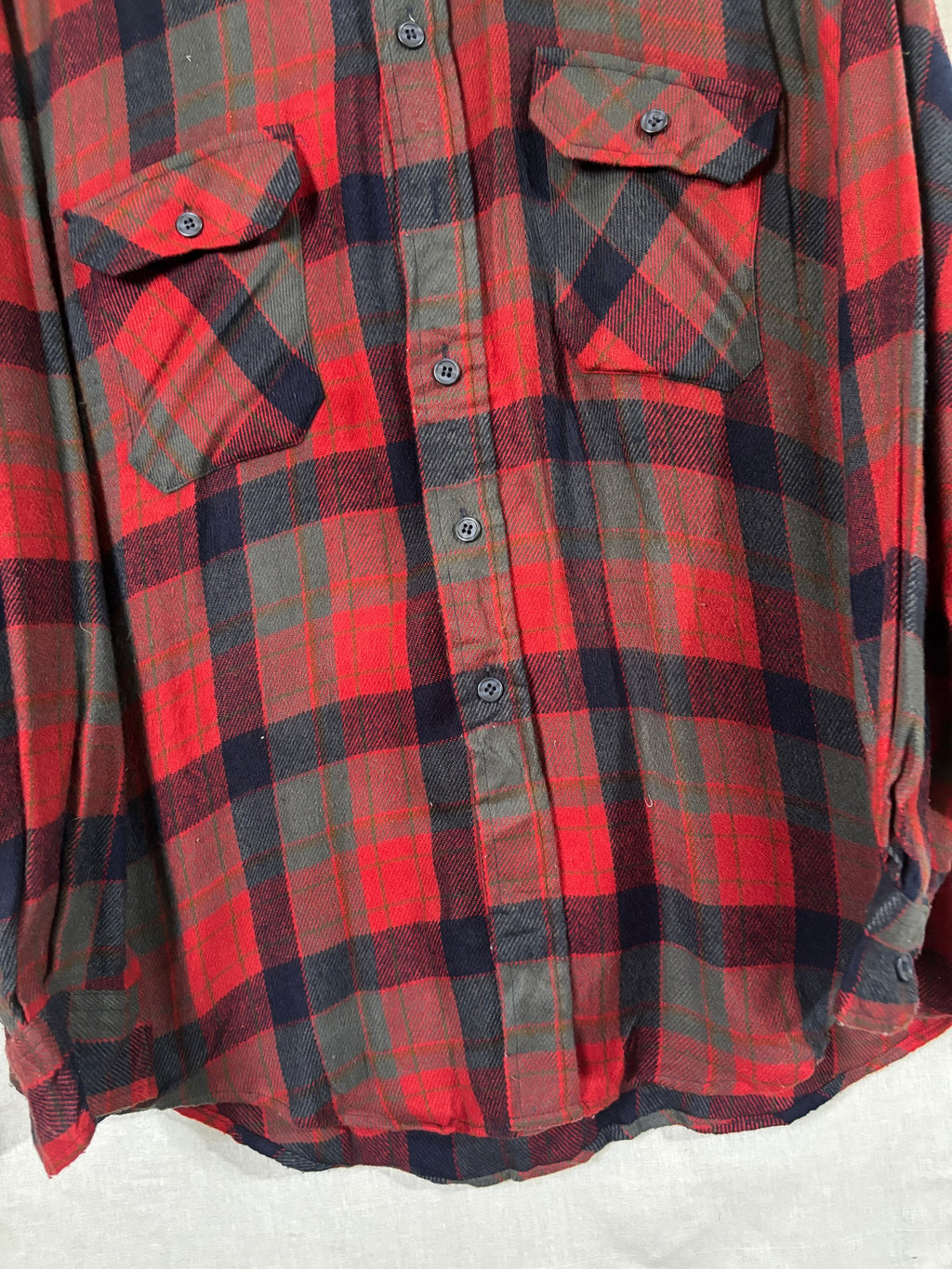 Flannel Shirt Vintage Streetwear Ozark Trail