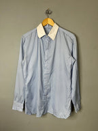Full Sleeve Shirts Vintage Oversized Blue & White stripe