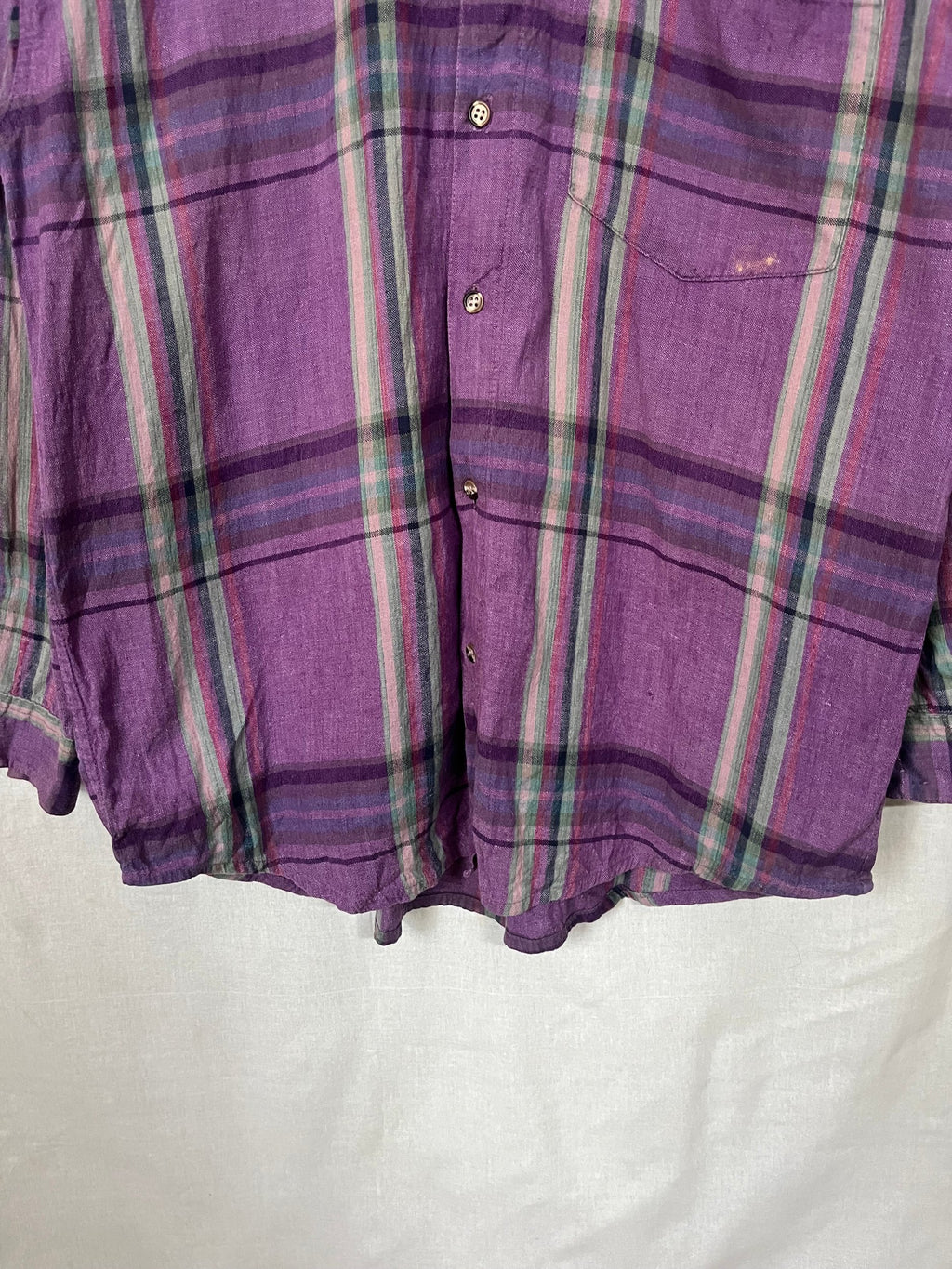 Flannel Shirt Vintage Streetwear AD HOC