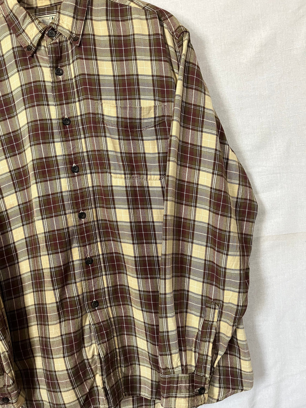 Flannel Shirt Vintage Streetwear LLBean