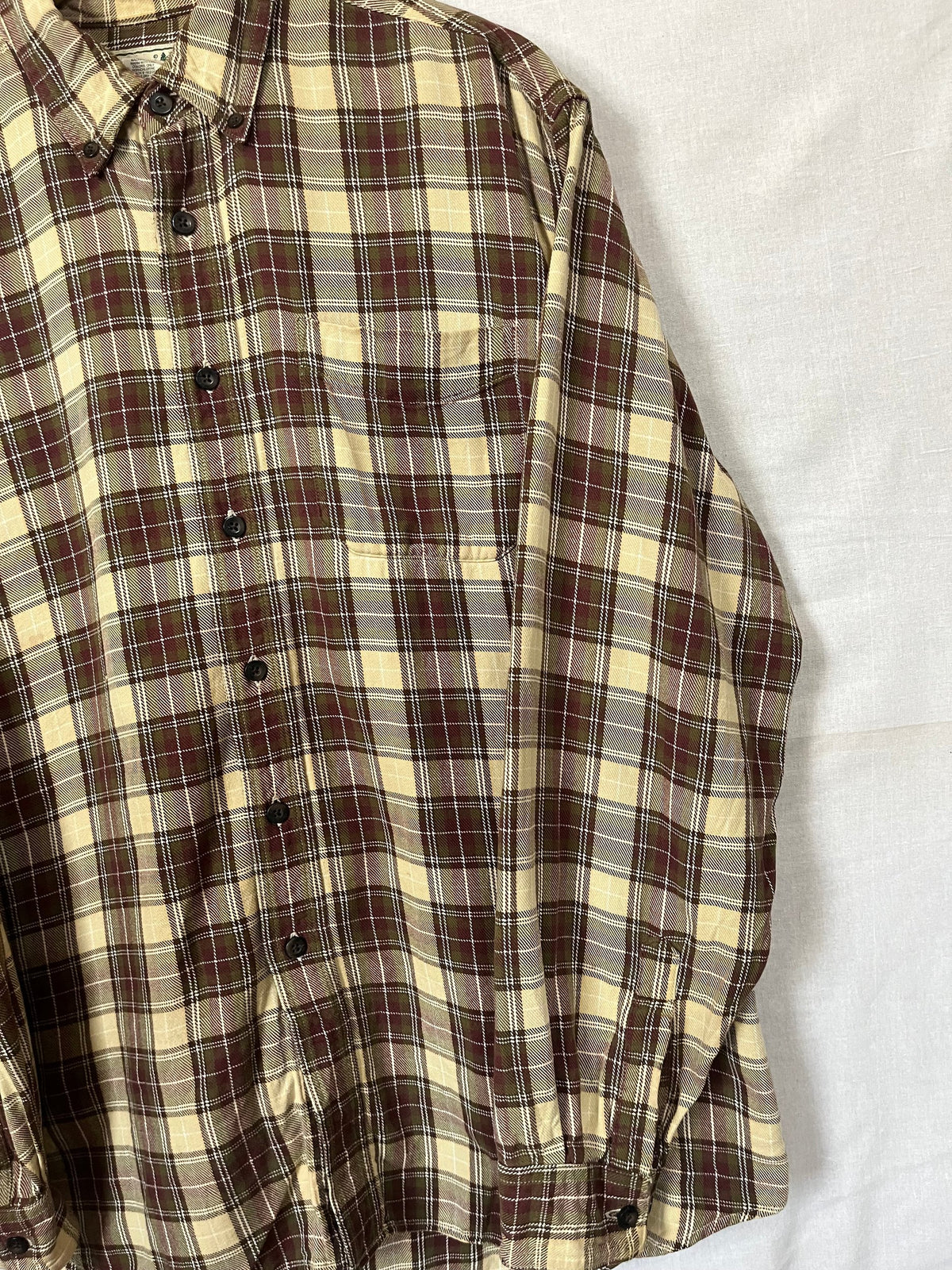Flannel Shirt Vintage Streetwear LLBean