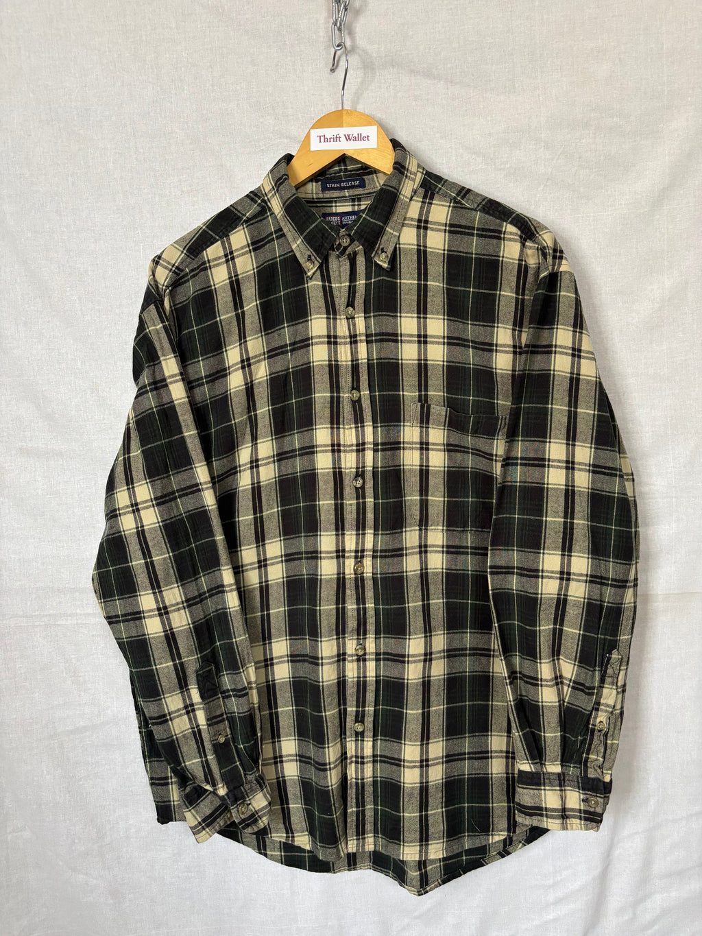 Flannel Shirt Vintage Streetwear Stain Release