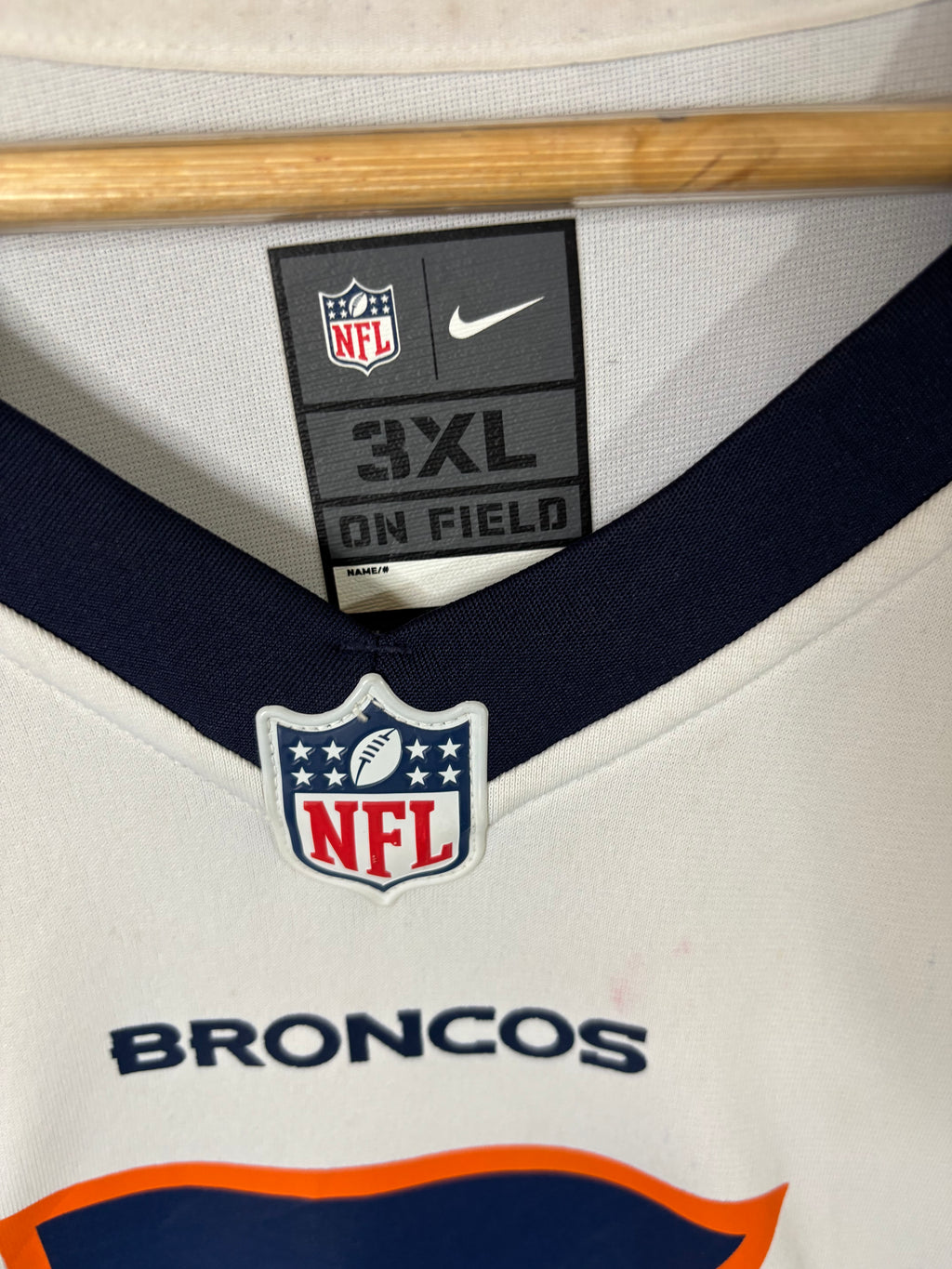 Half Sleeve Jerseys Vintage Streetwear Wilson broncos 3