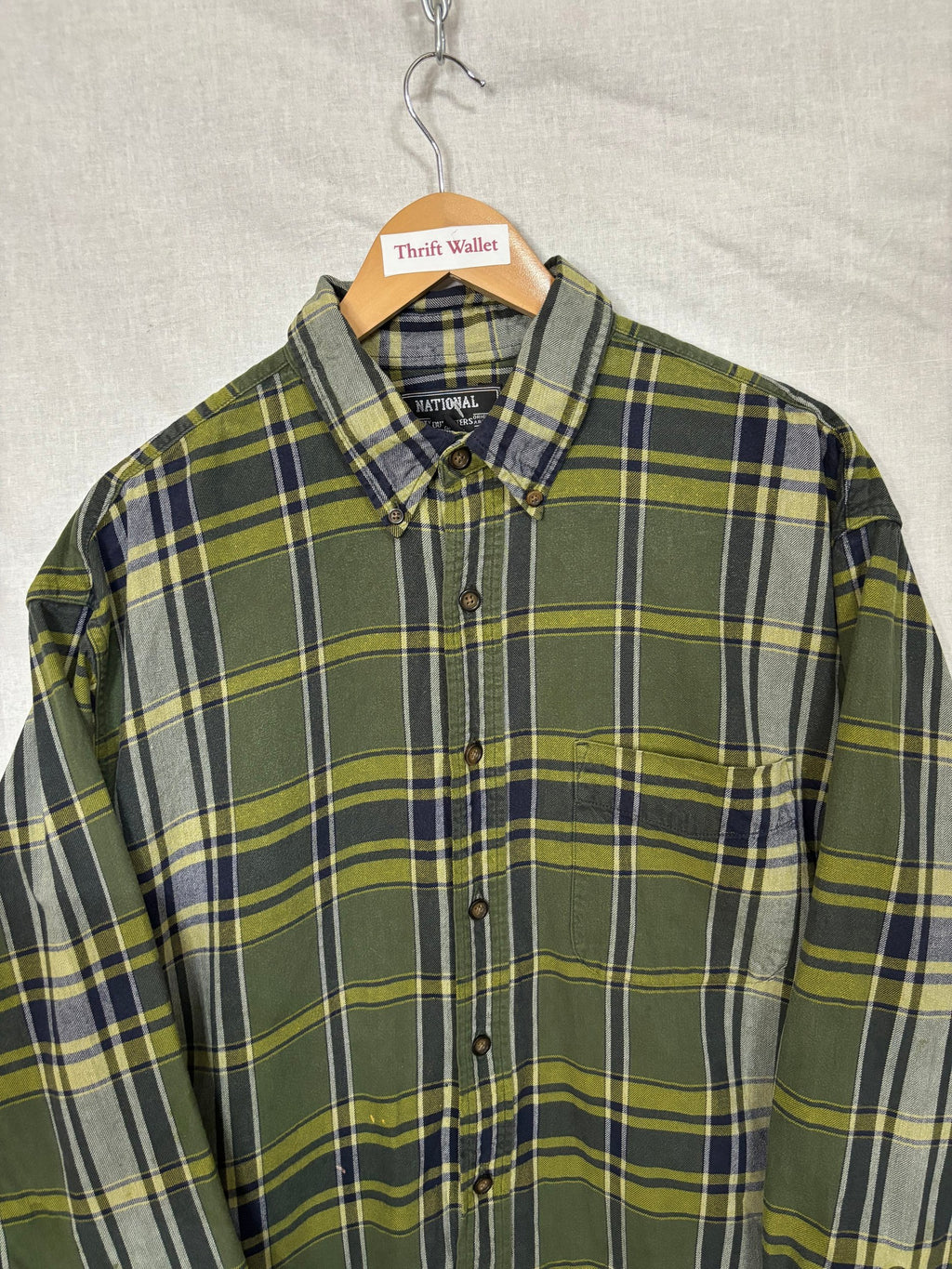 Flannel Shirt Vintage Streetwear National