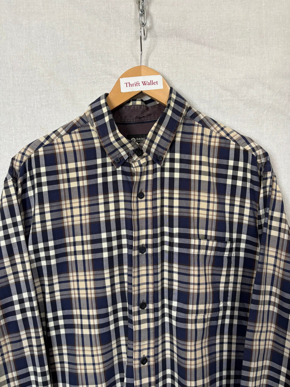 Flannel Shirt Vintage Streetwear Haggar