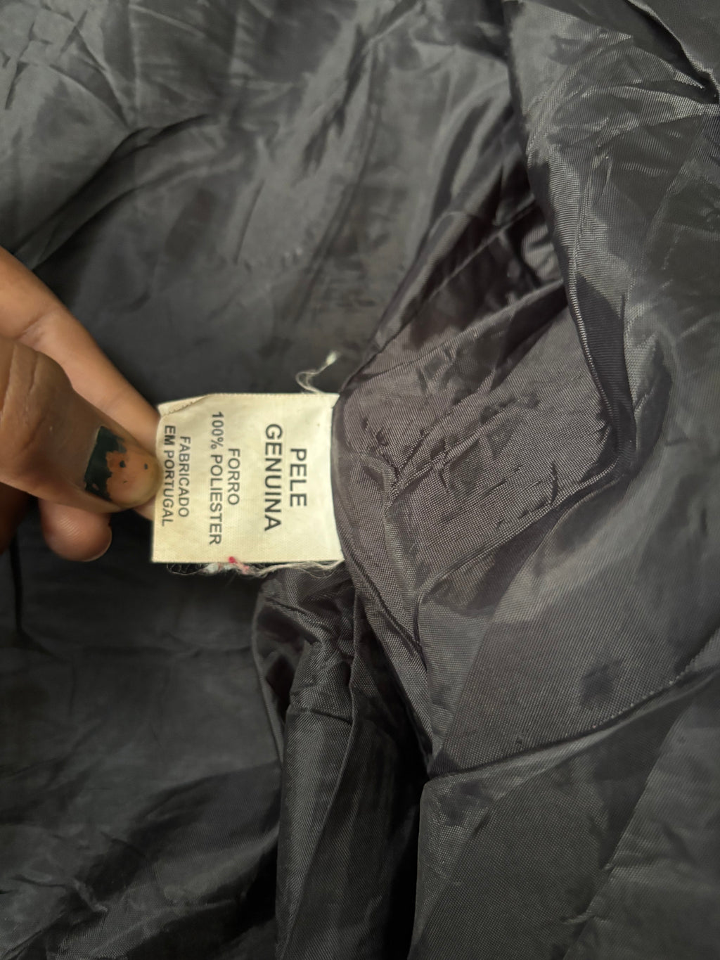 Leather Jackets Oversized Vintage Button leather