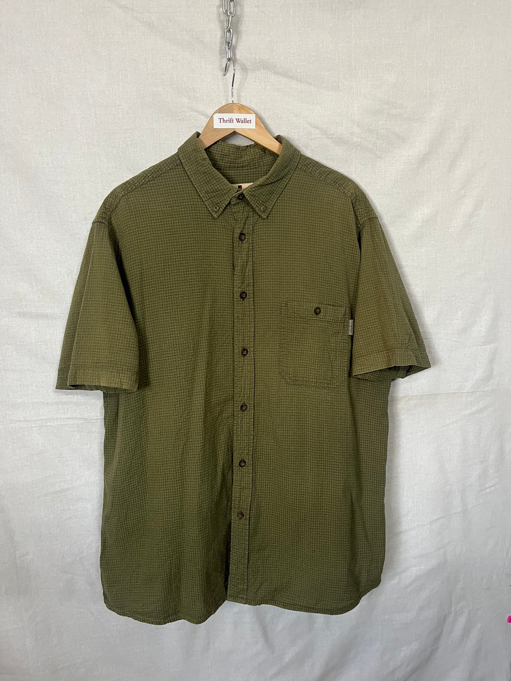 Half Sleeve Shirts Vintage Streetwear Wool Rich