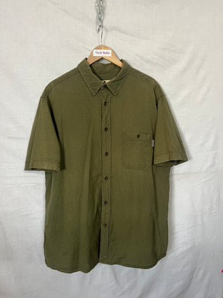 Half Sleeve Shirts Vintage Streetwear Wool Rich