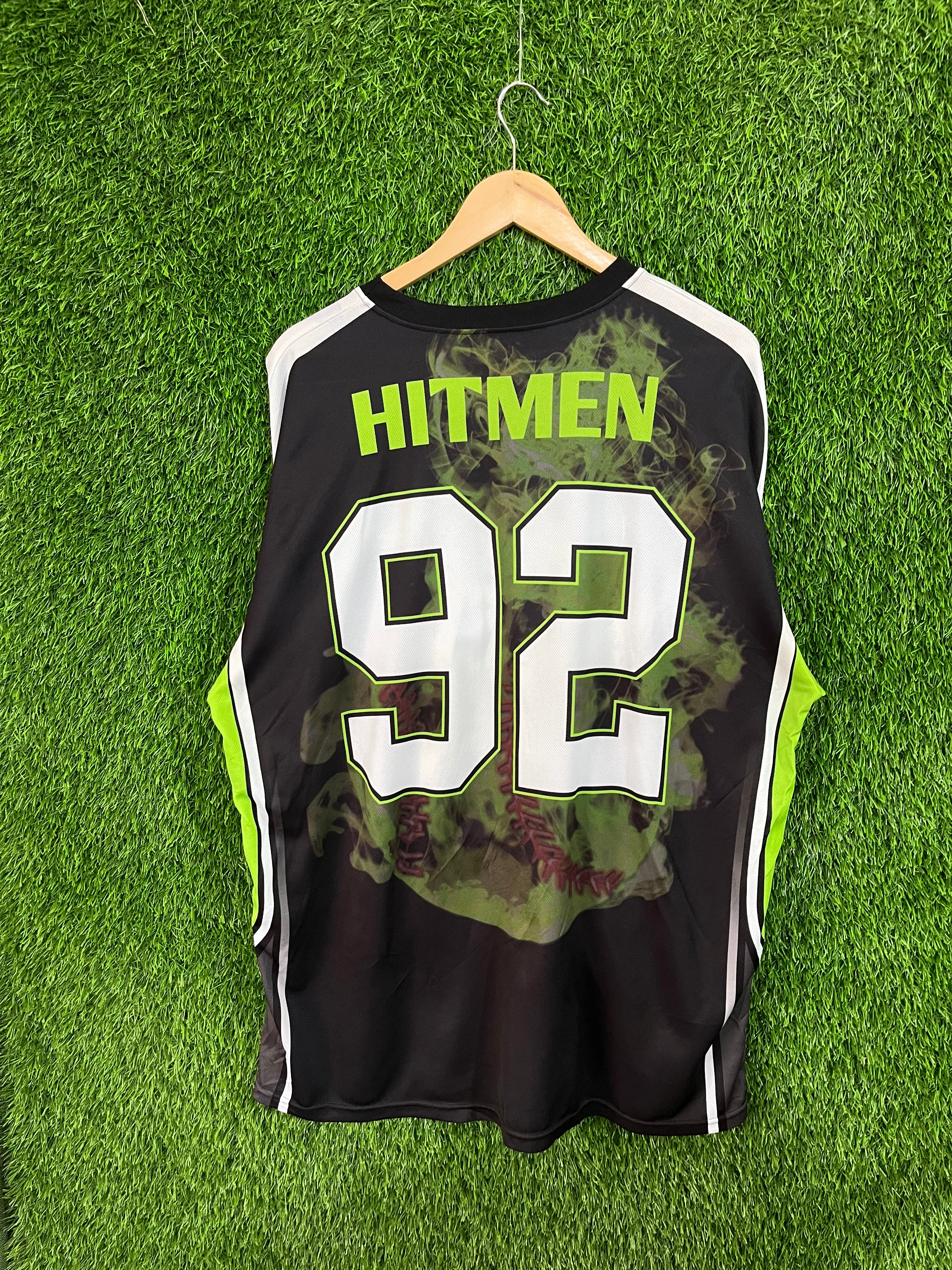 Half Sleeve Jerseys Oversized Streetwear Hitmen