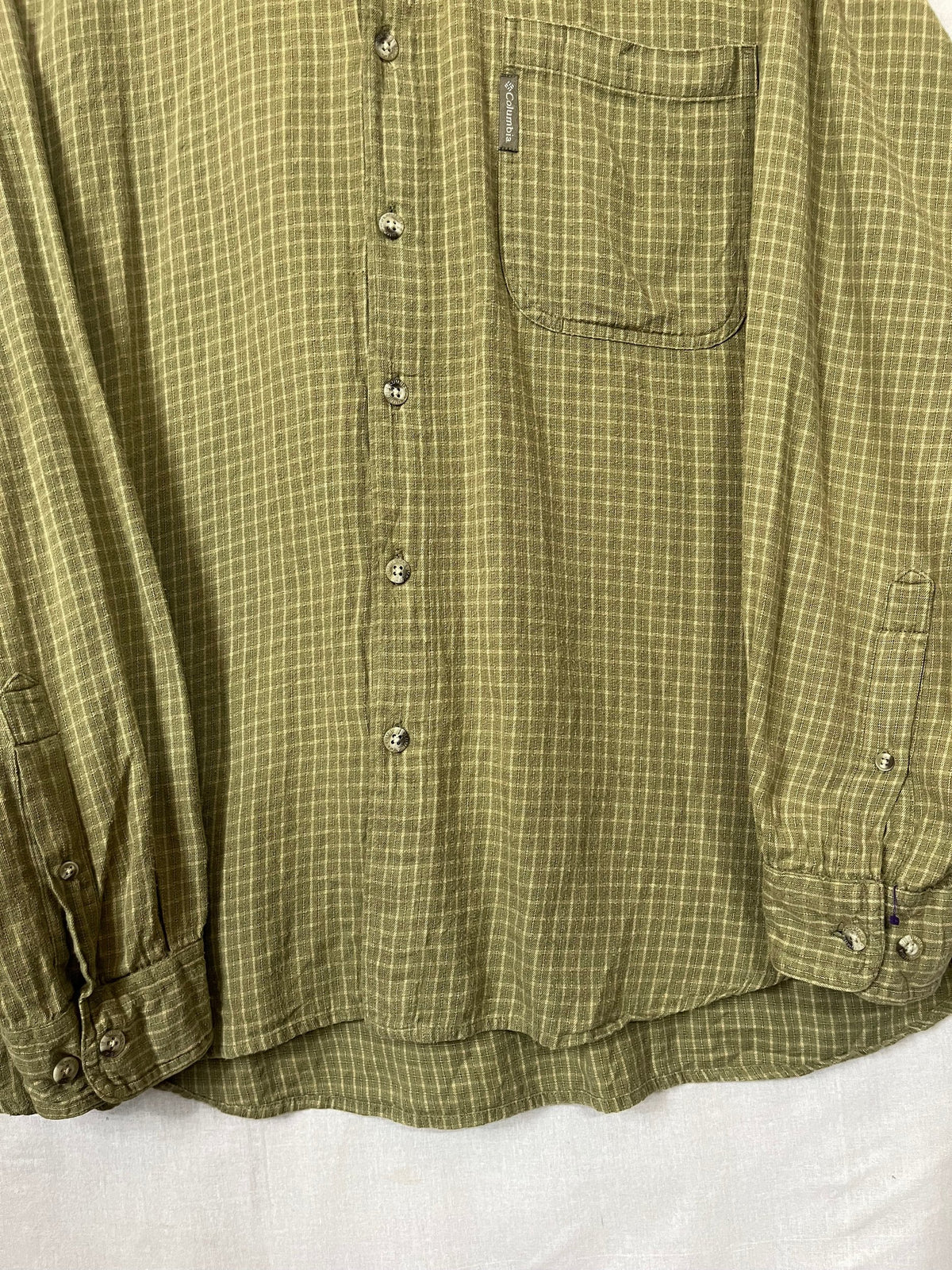 Flannel Shirt Vintage Streetwear Columbia