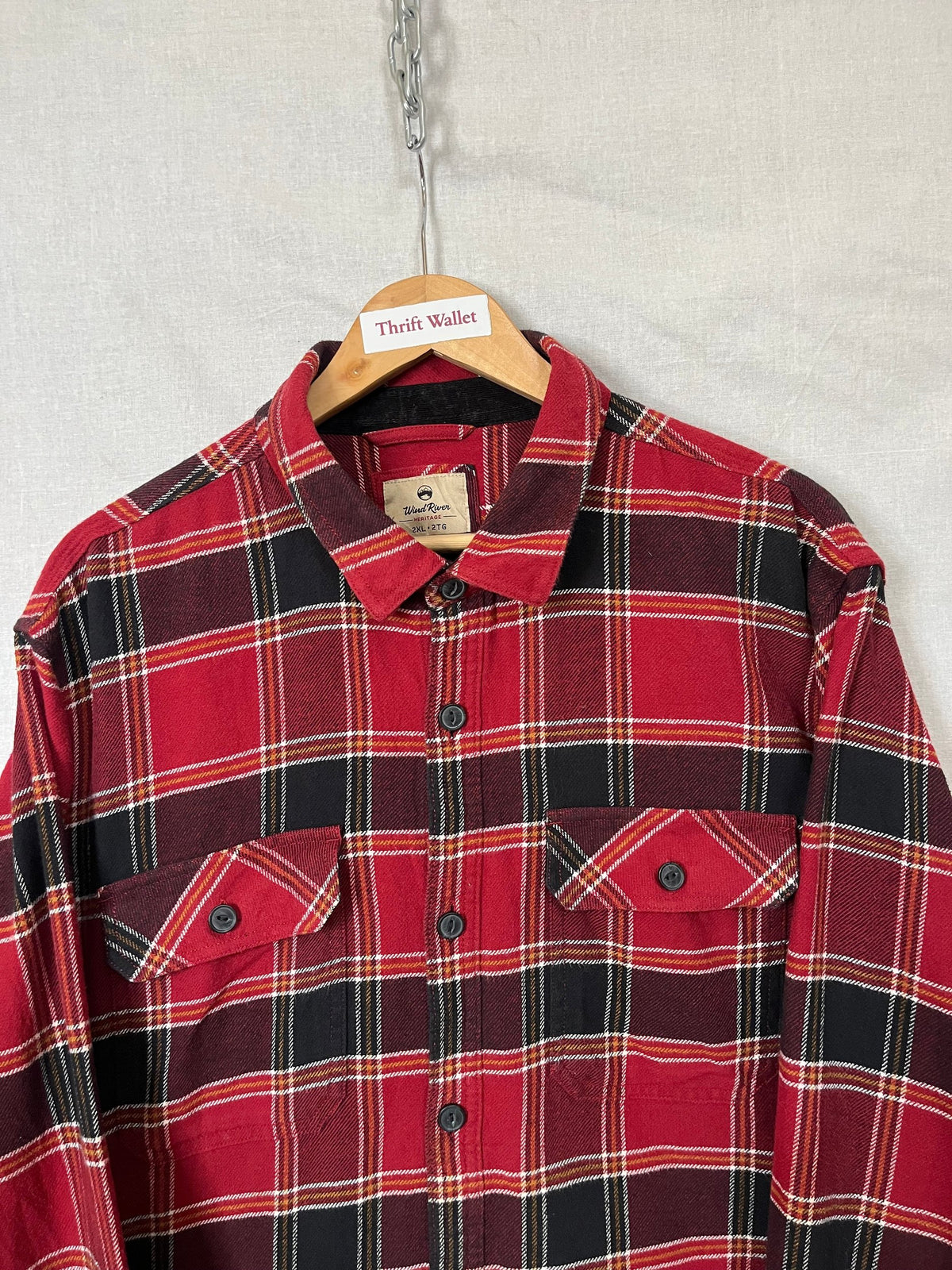 Flannel Shirt Vintage Streetwear Wind River