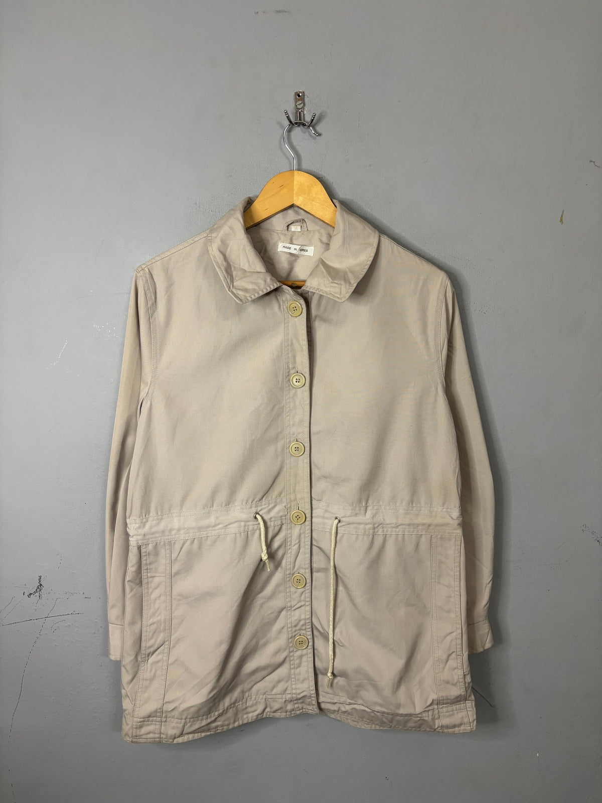 Windbreakers Vintage Streetwear Oversized Mantessa made in korea