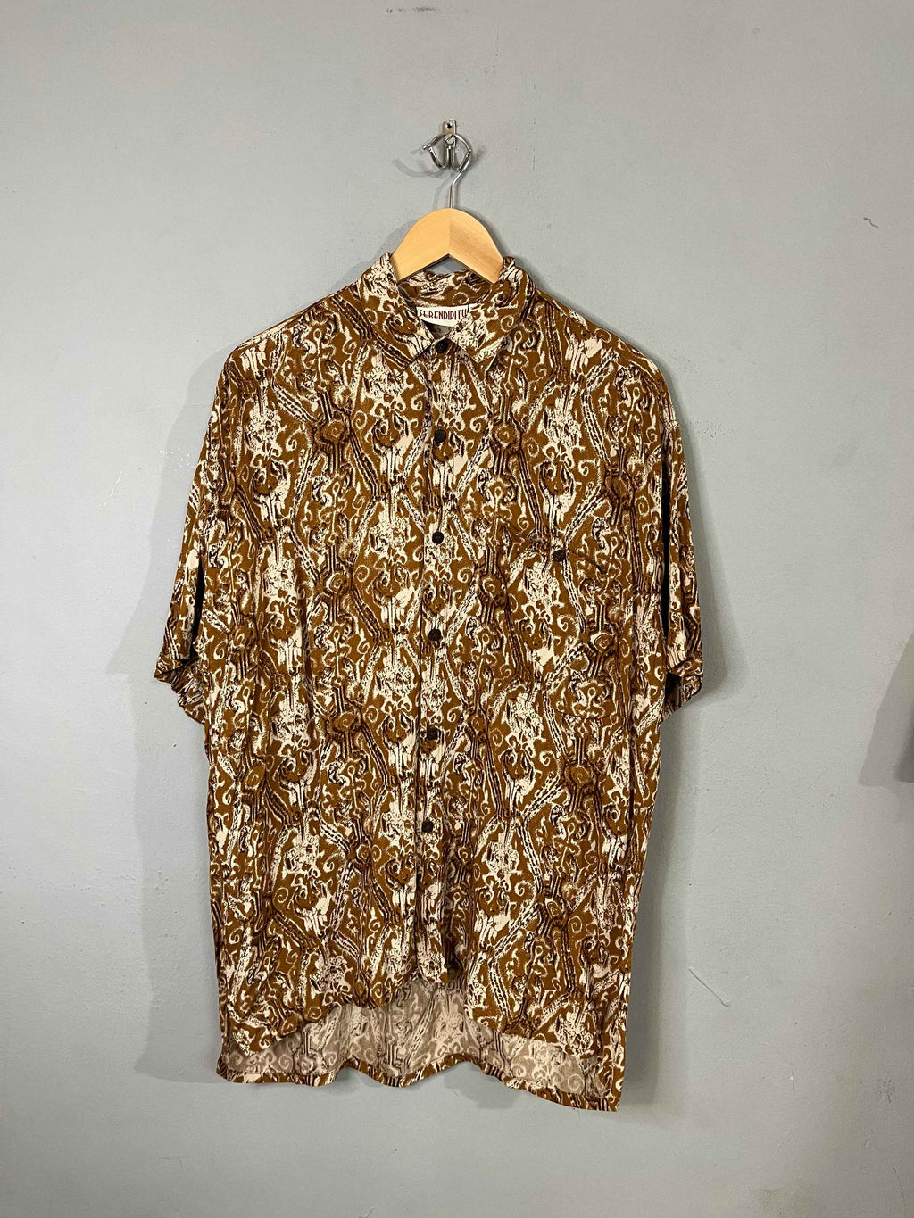 Half Sleeve Shirts Vintage Oversized Serendipity