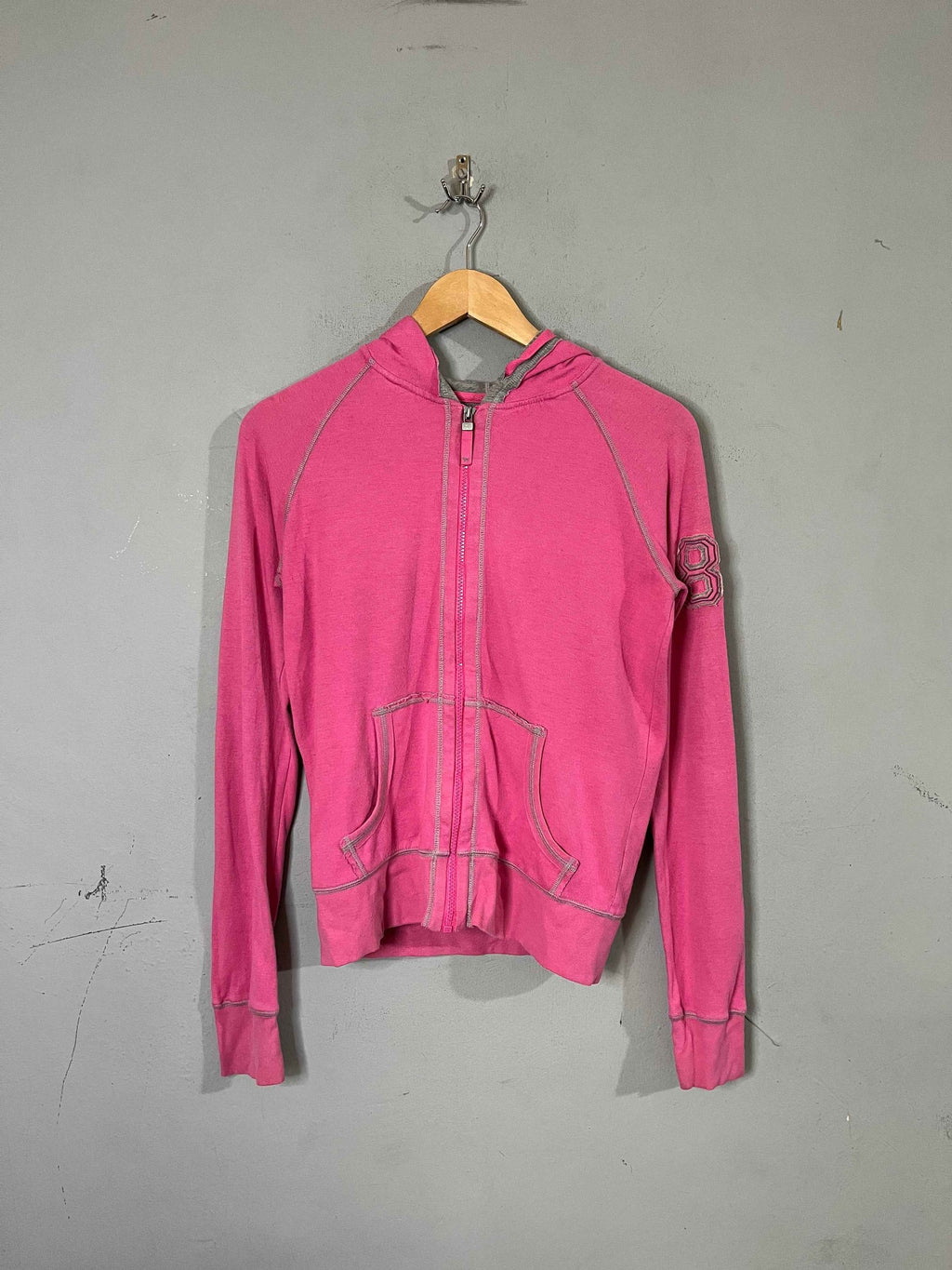 Jacket Vintage Streetwear Oversized Pink