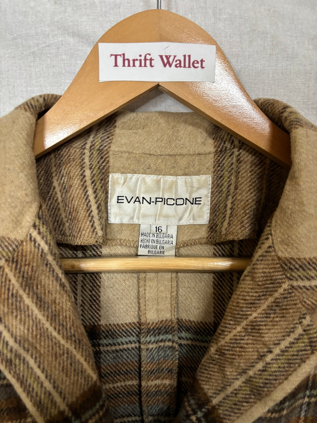 Flannel Shirt Vintage Streetwear Evan Picone
