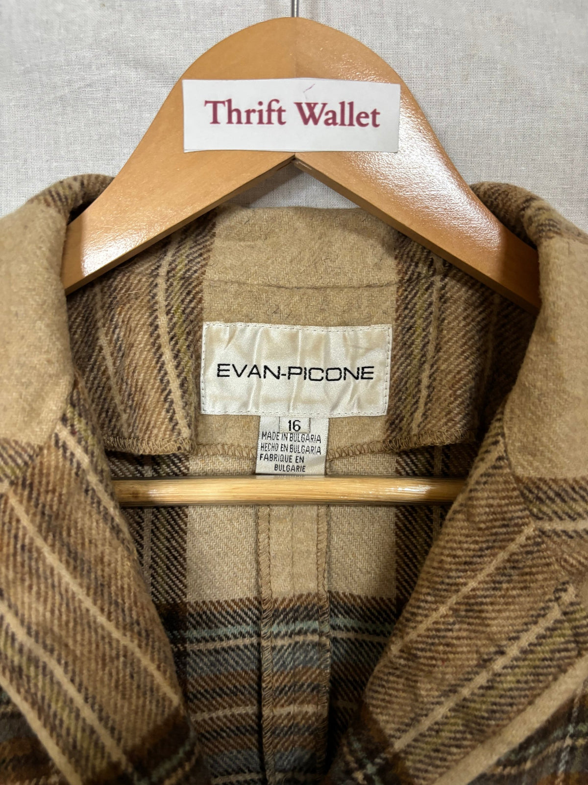 Flannel Shirt Vintage Streetwear Evan Picone