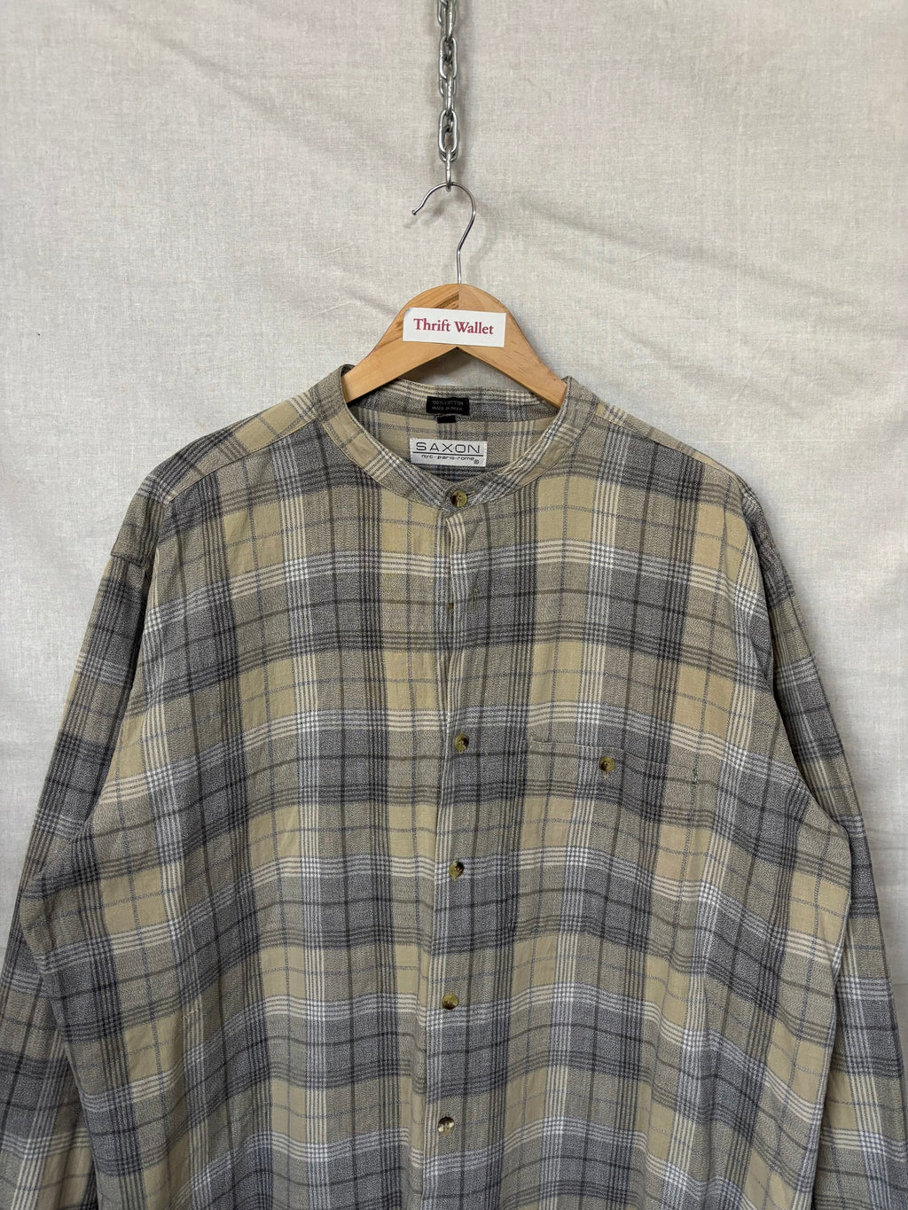 Flannel Shirt Vintage Streetwear Saxon