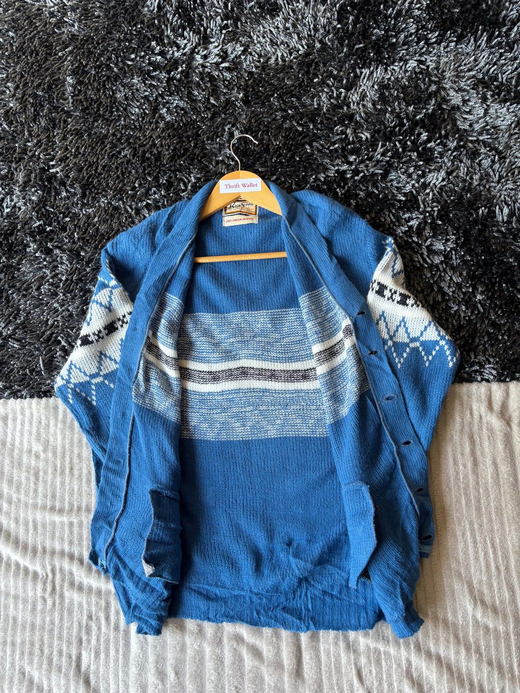 Cardigan Vintage Streetwear Oversized - Bentwood