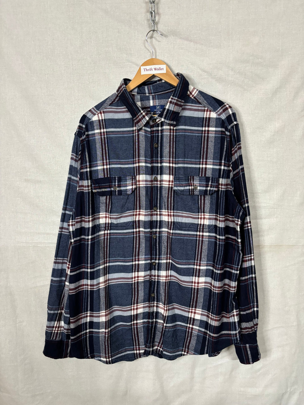 Flannel Shirt Vintage Streetwear George
