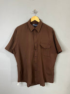 Half Sleeve Shirts Retro Distressed Ward Action