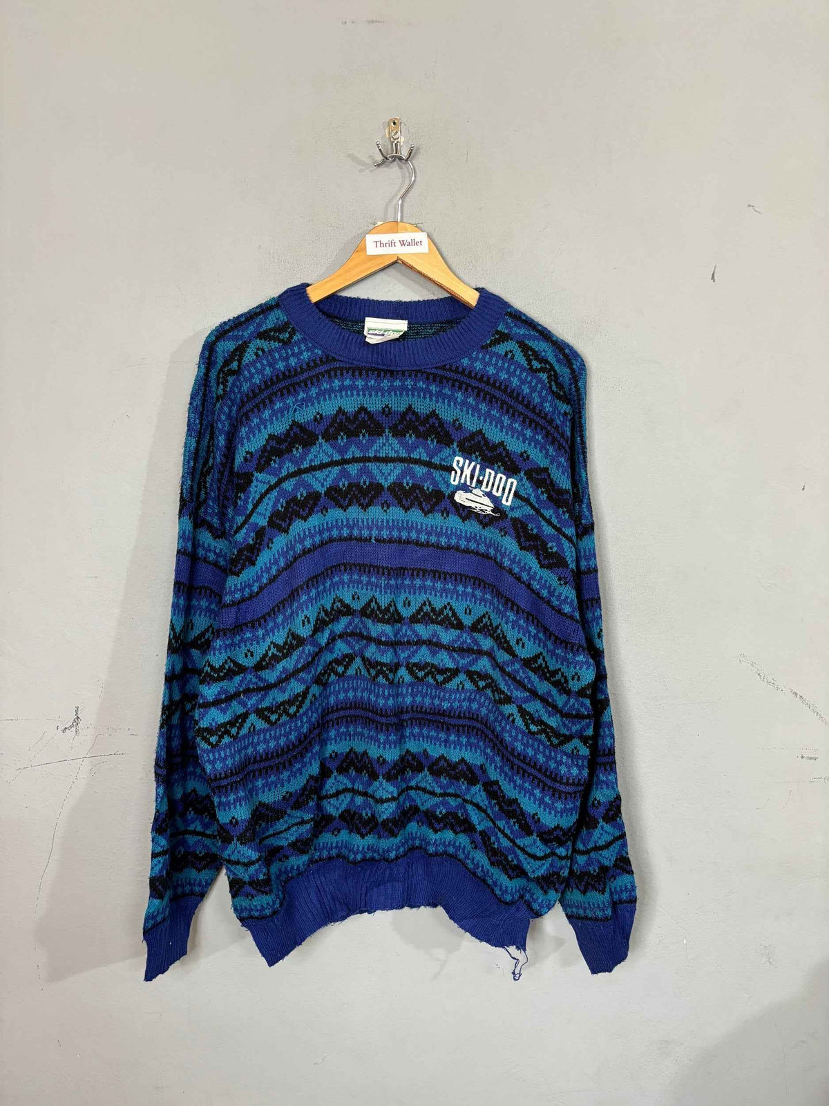 Cardigan Vintage Oversized - Ski doo