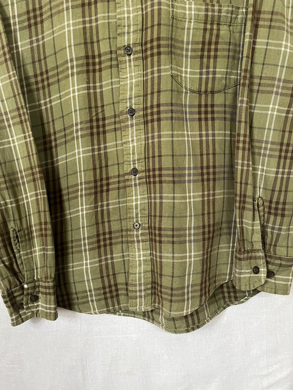Flannel Shirt Vintage Streetwear St Johns Bay