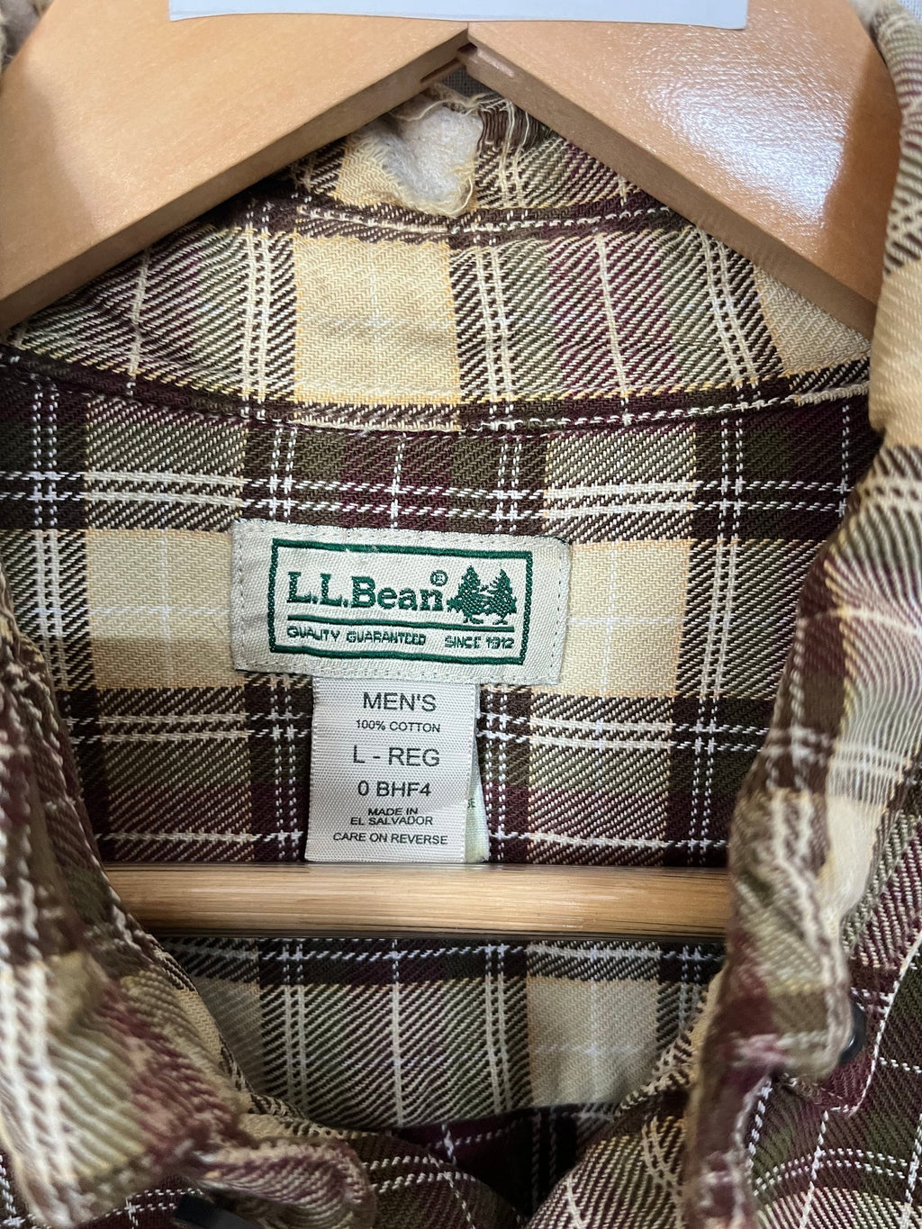 Flannel Shirt Vintage Streetwear LLBean