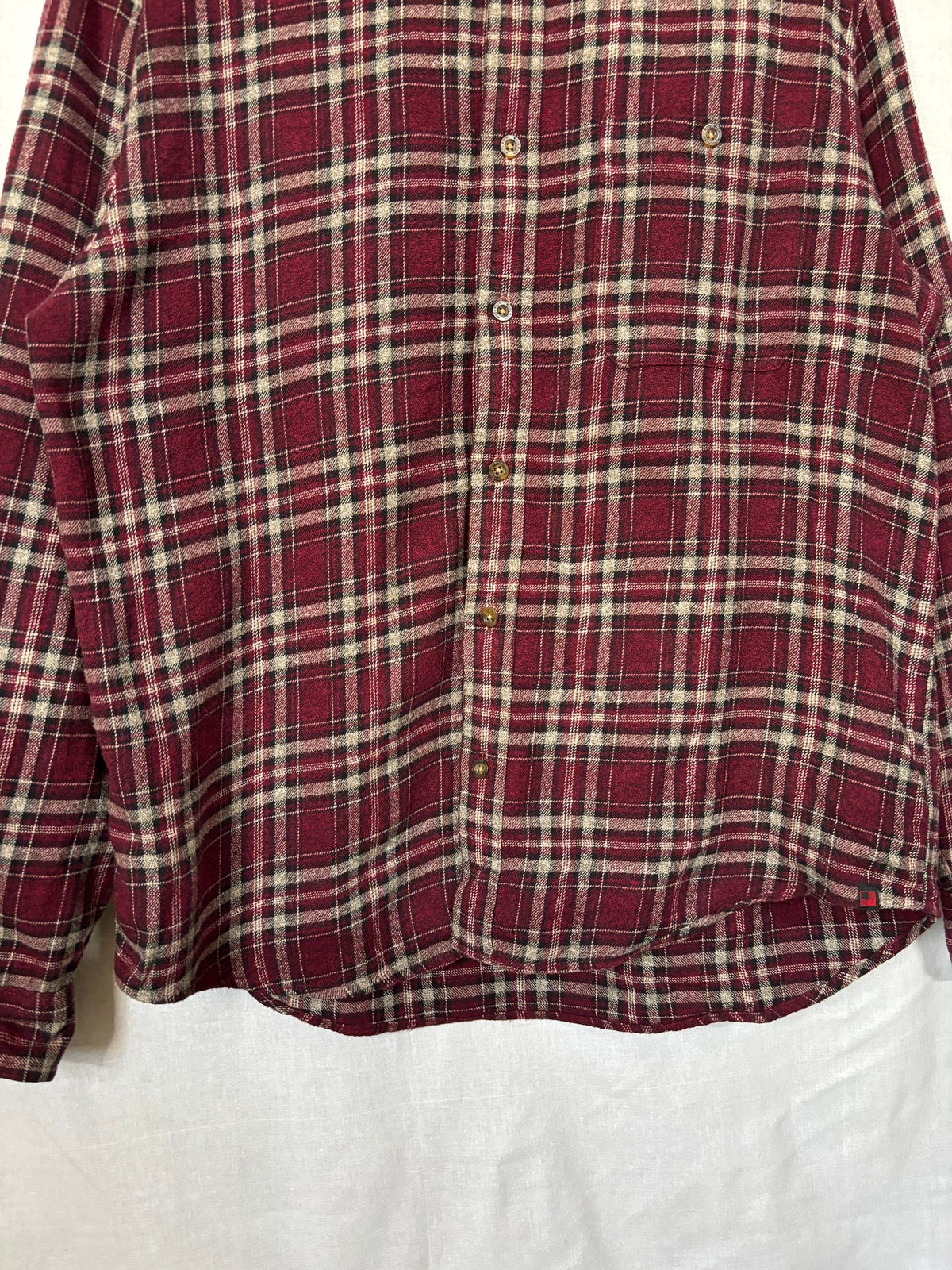 Flannel Shirt Vintage Streetwear Wool rice