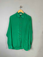 Full Sleeve Shirts Vintage Oversized Crepe de Chine