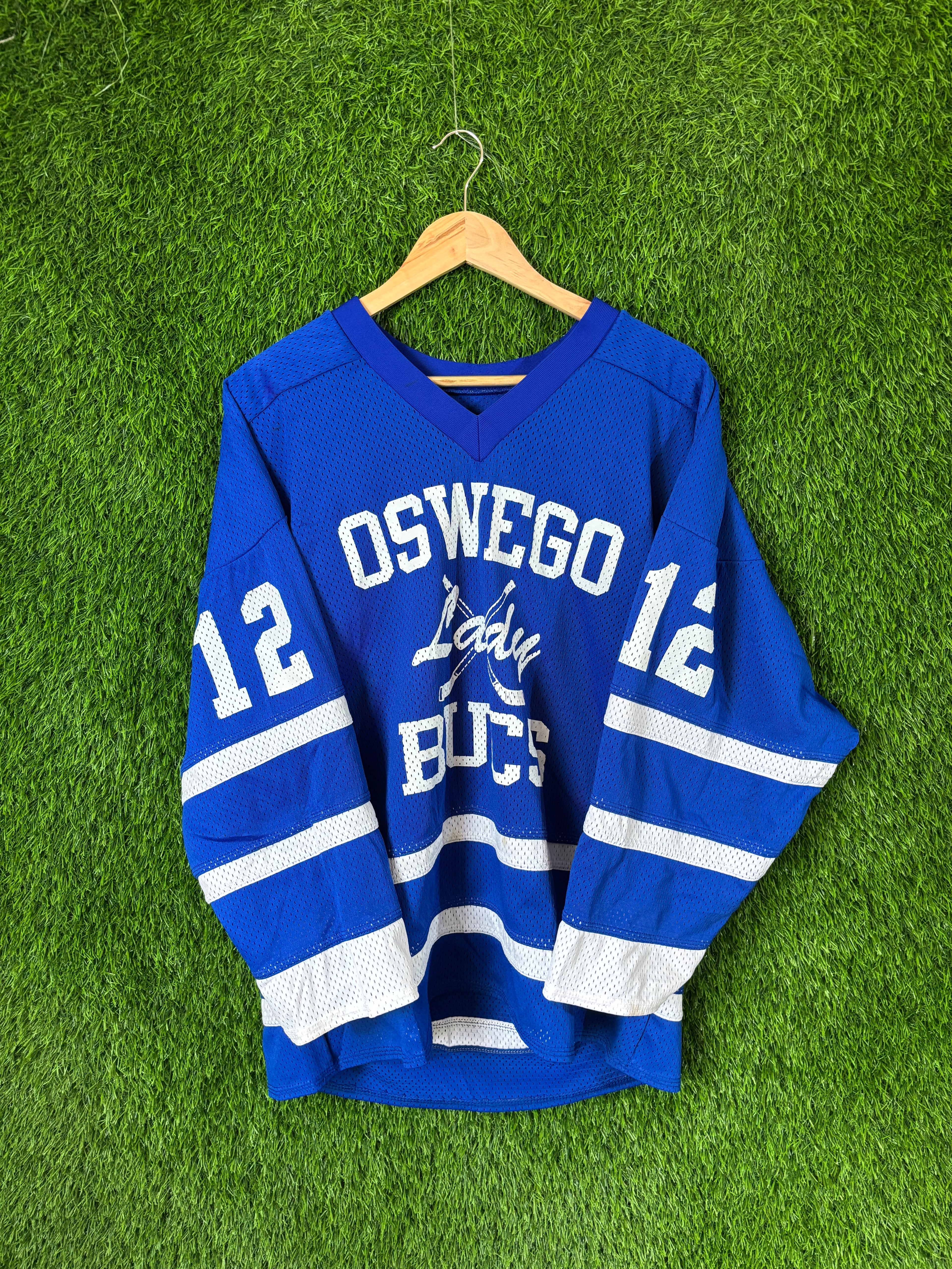 Ice Hockey Jerseys Vintage Streetwear Oswega lady bucs 12