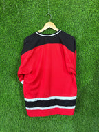 Ice Hockey Jerseys Vintage Retro / Throwback Y2K - Red plain