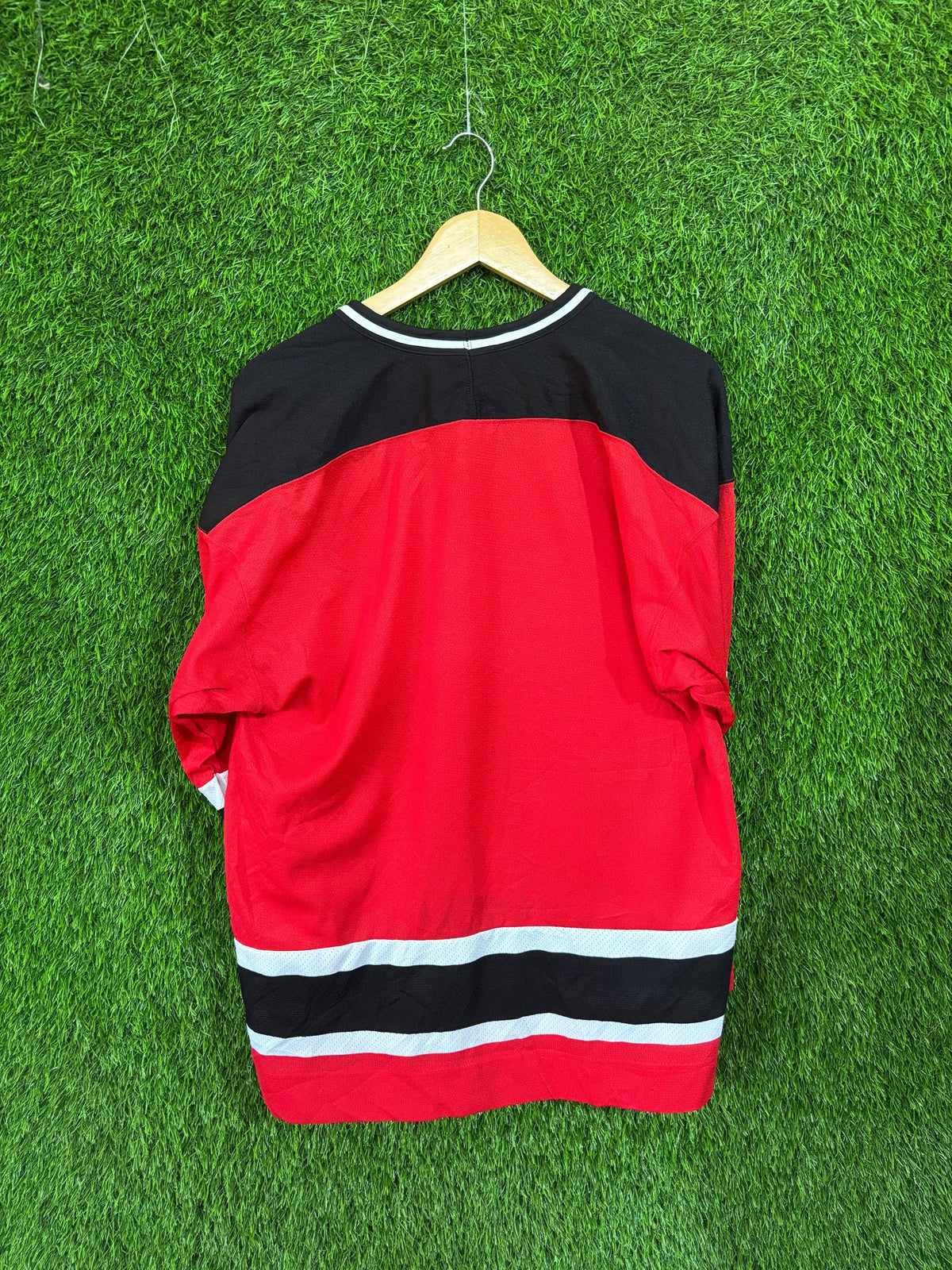 Ice Hockey Jerseys Vintage Retro / Throwback Y2K - Red plain