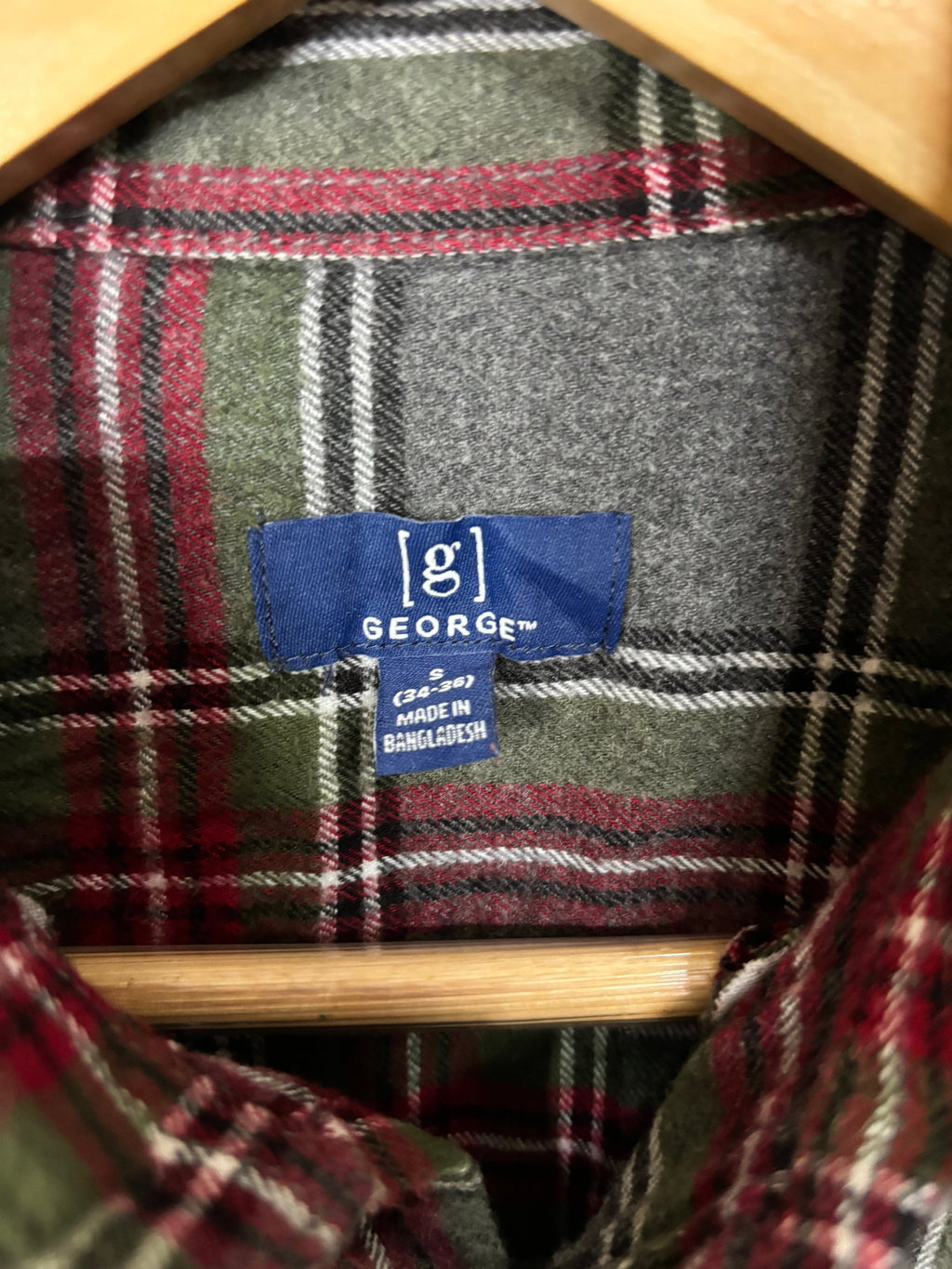 Flannel Shirt Vintage Streetwear George