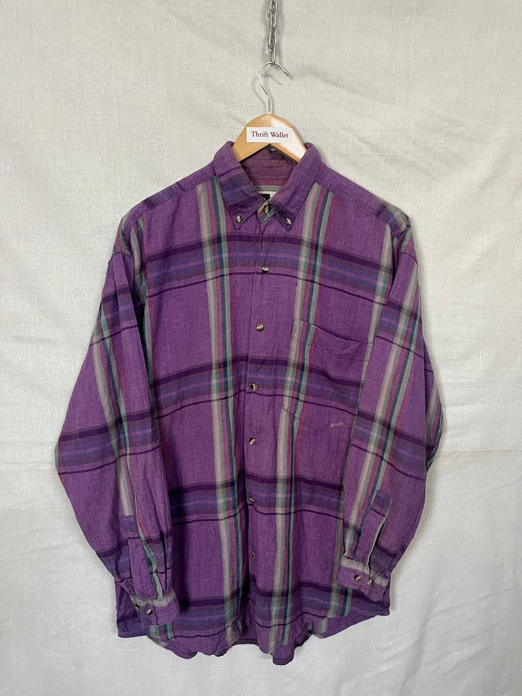 Flannel Shirt Vintage Streetwear AD HOC