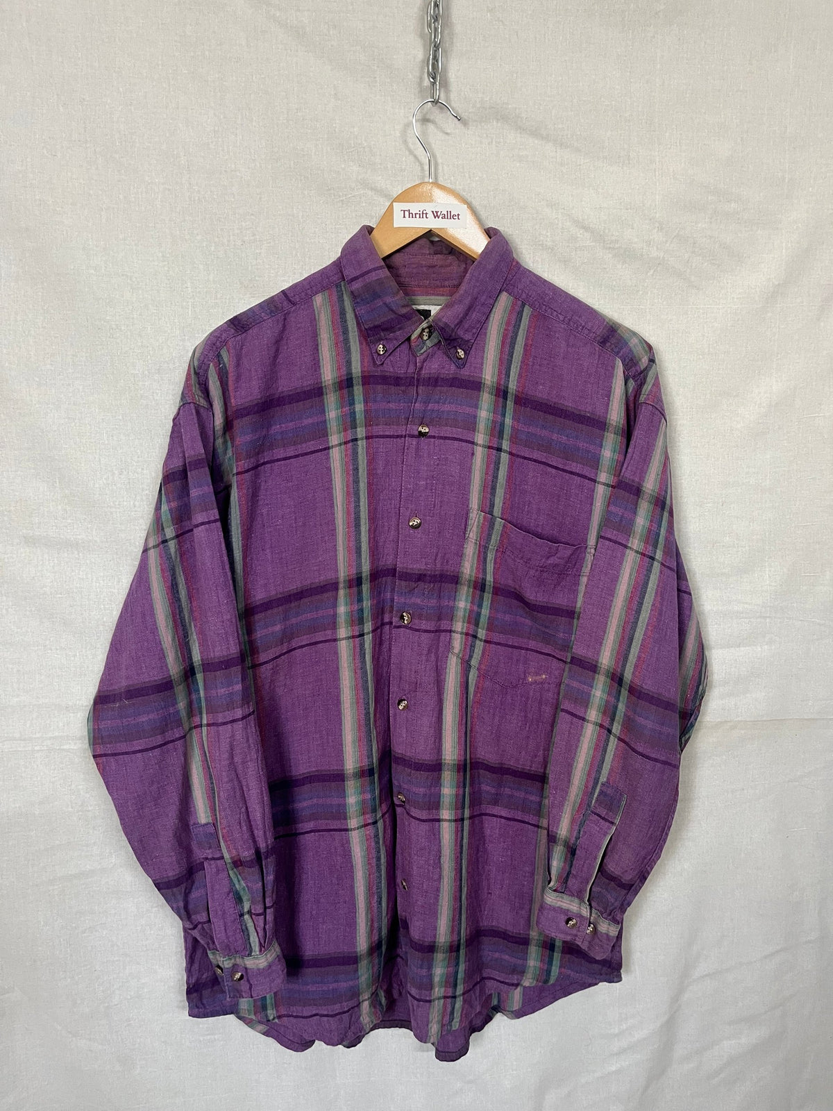 Flannel Shirt Vintage Streetwear AD HOC