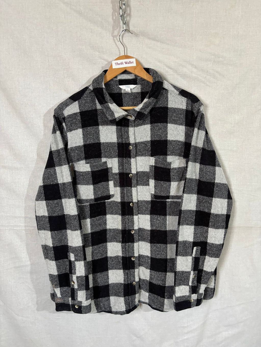 Flannel Shirt Vintage Streetwear Time Tru