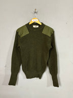 Cardigan Vintage Winter Wear - Army sweater