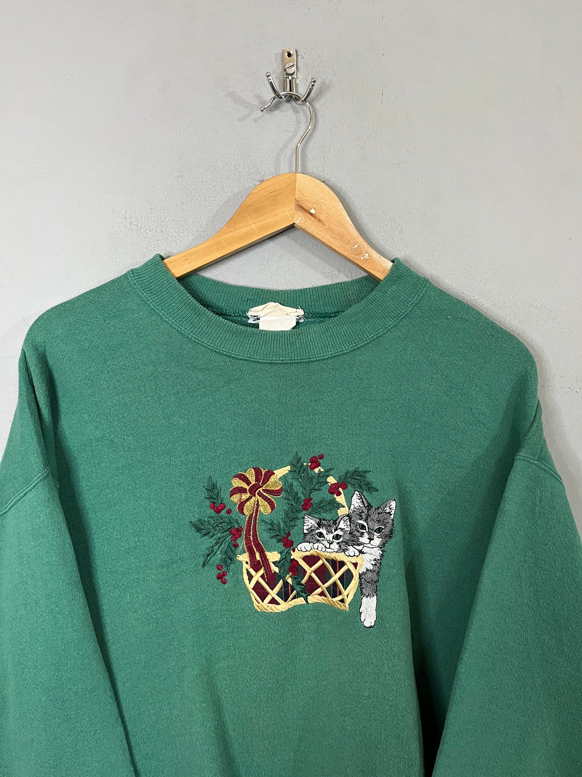 Sweatshirt Vintage Streetwear Oversized Cats in Bucket