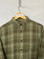Flannel Shirt Vintage Streetwear St Johns Bay