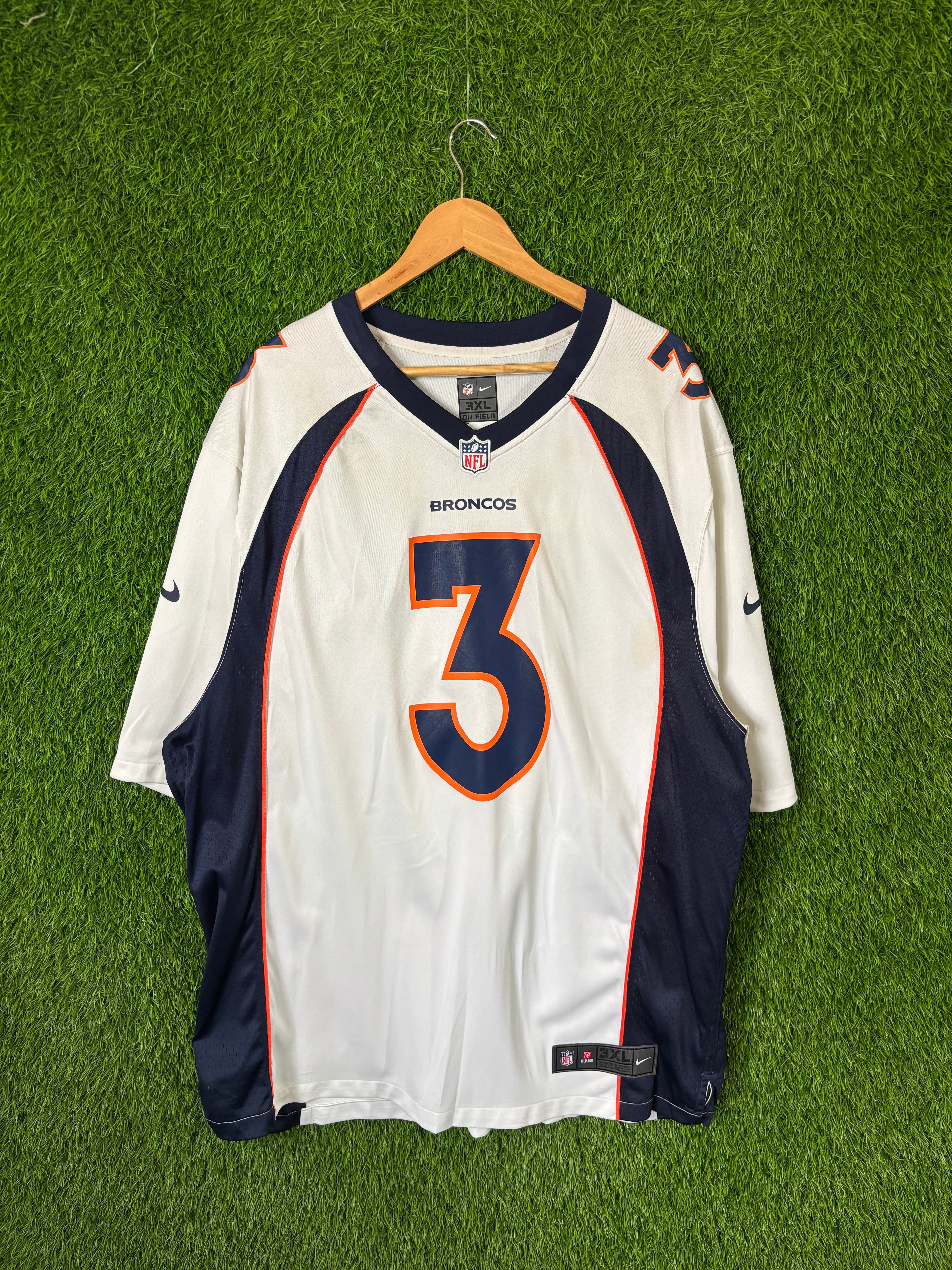 Half Sleeve Jerseys Vintage Streetwear Wilson broncos 3