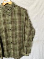 Flannel Shirt Vintage Streetwear St Johns Bay