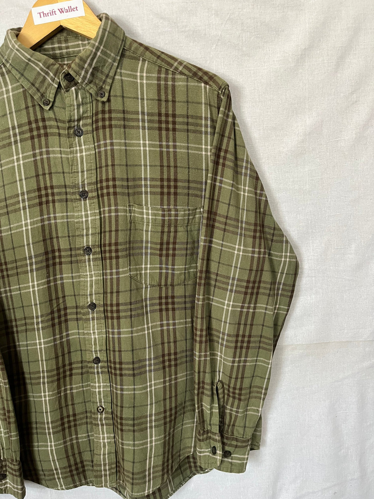 Flannel Shirt Vintage Streetwear St Johns Bay