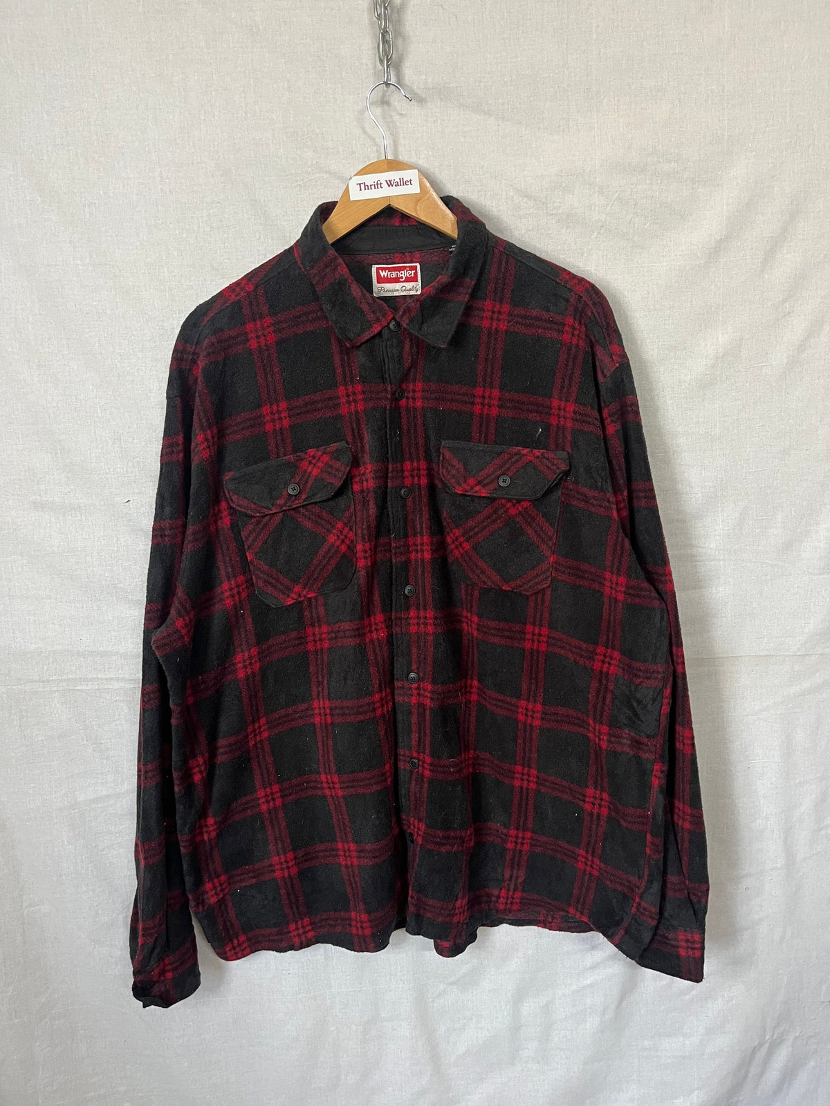 Flannel Shirt Vintage Streetwear Wrangler