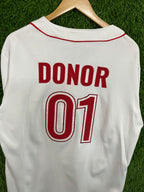 Baseball Jerseys Oversized Streetwear Reds Donor