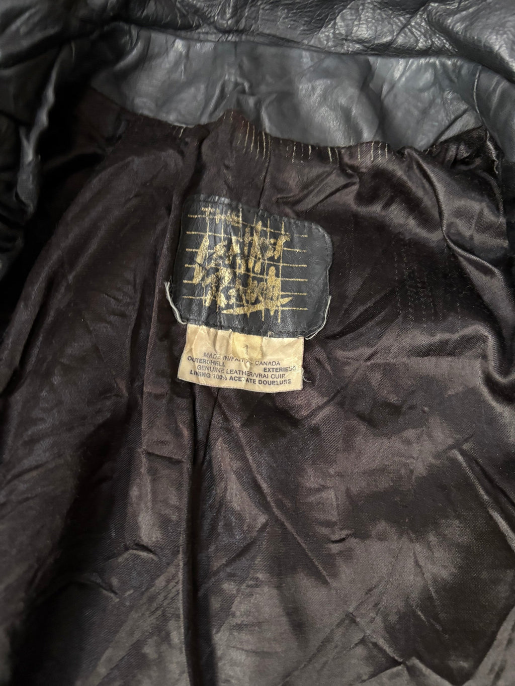 Leather Jackets Oversized Vintage Leather rash
