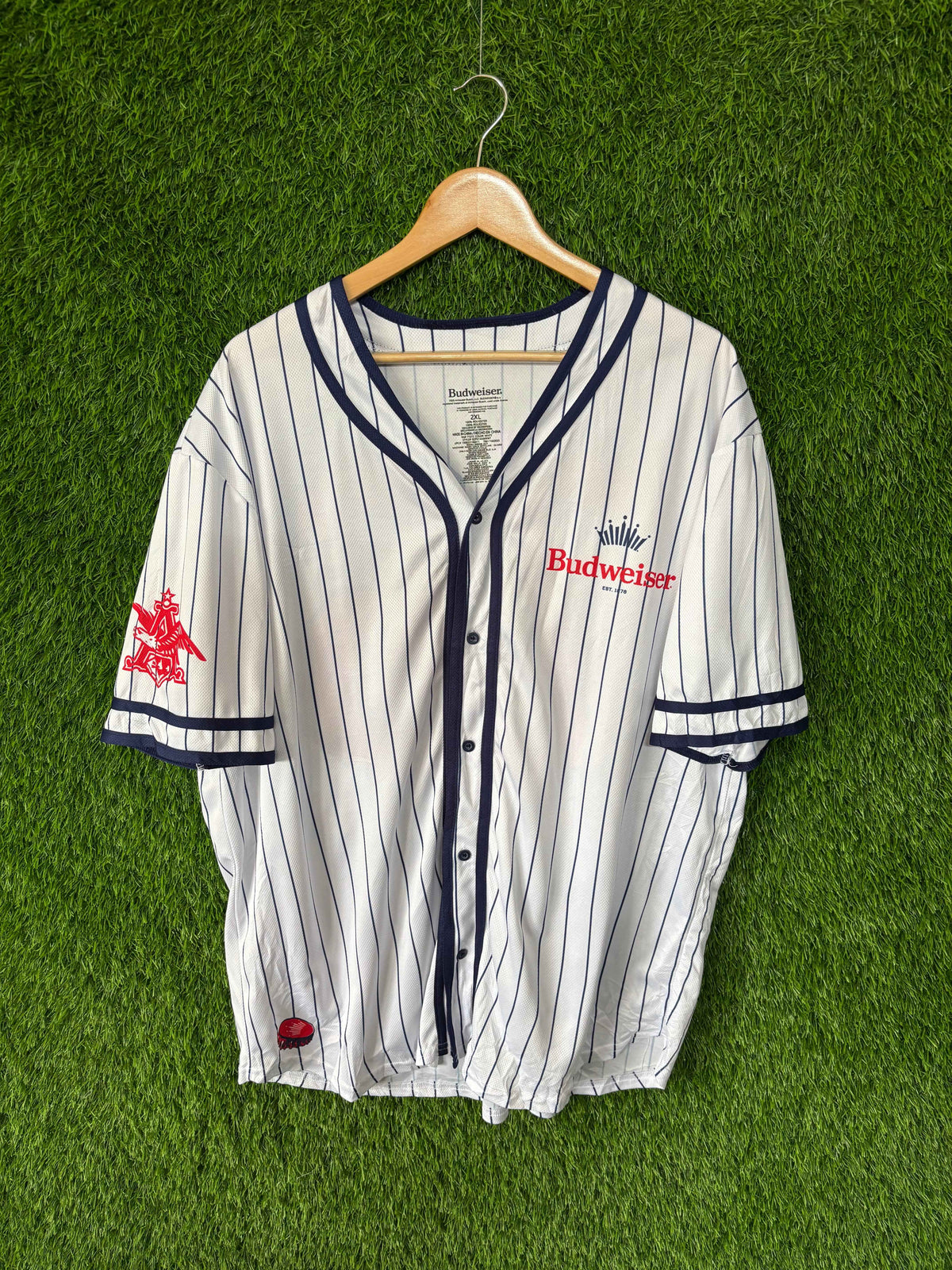 Half Sleeve Jersey Vintage Streetwear Budweiser 75