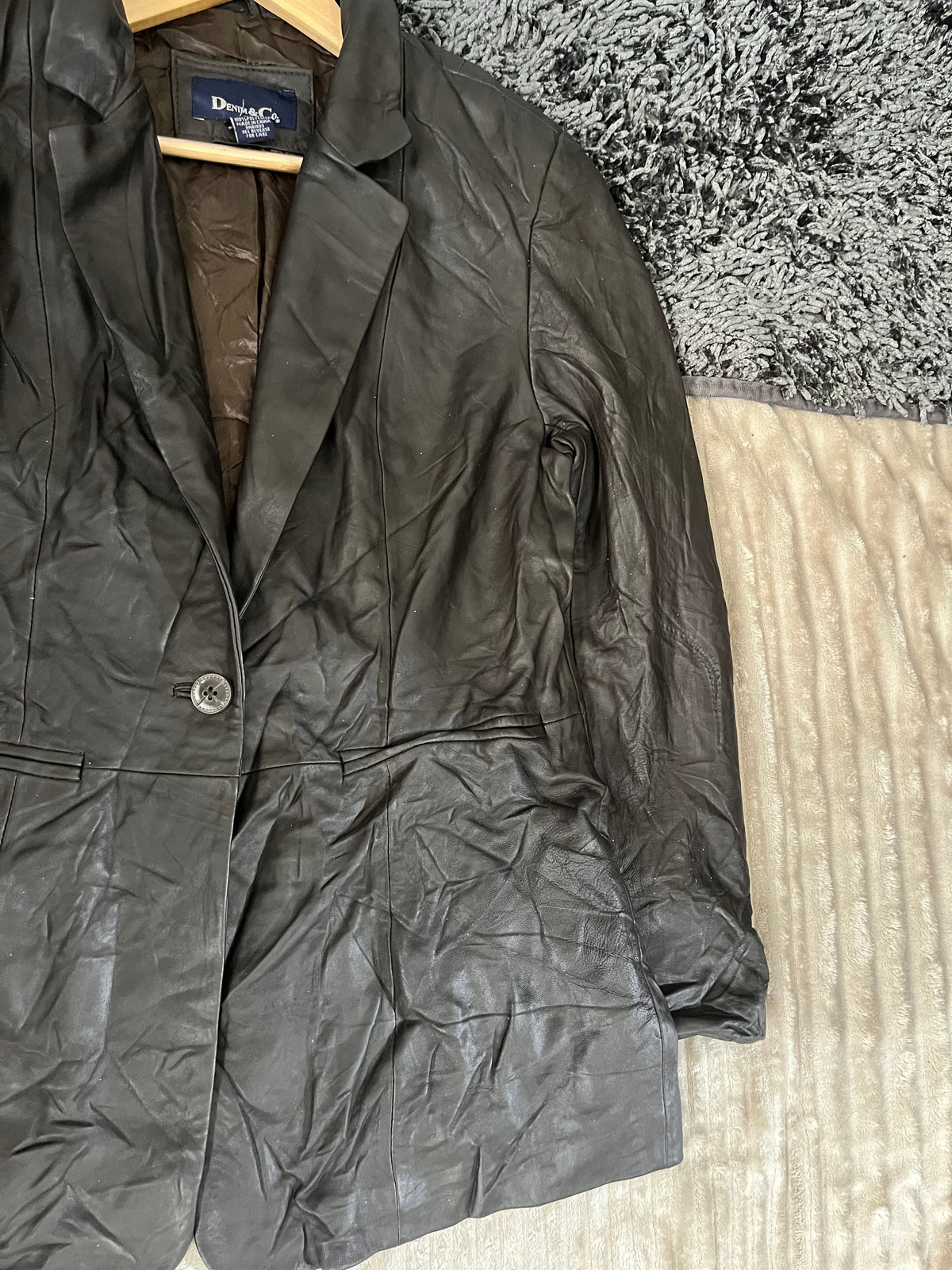 Leather Jackets Vintage Winter Wear - Denim & Co