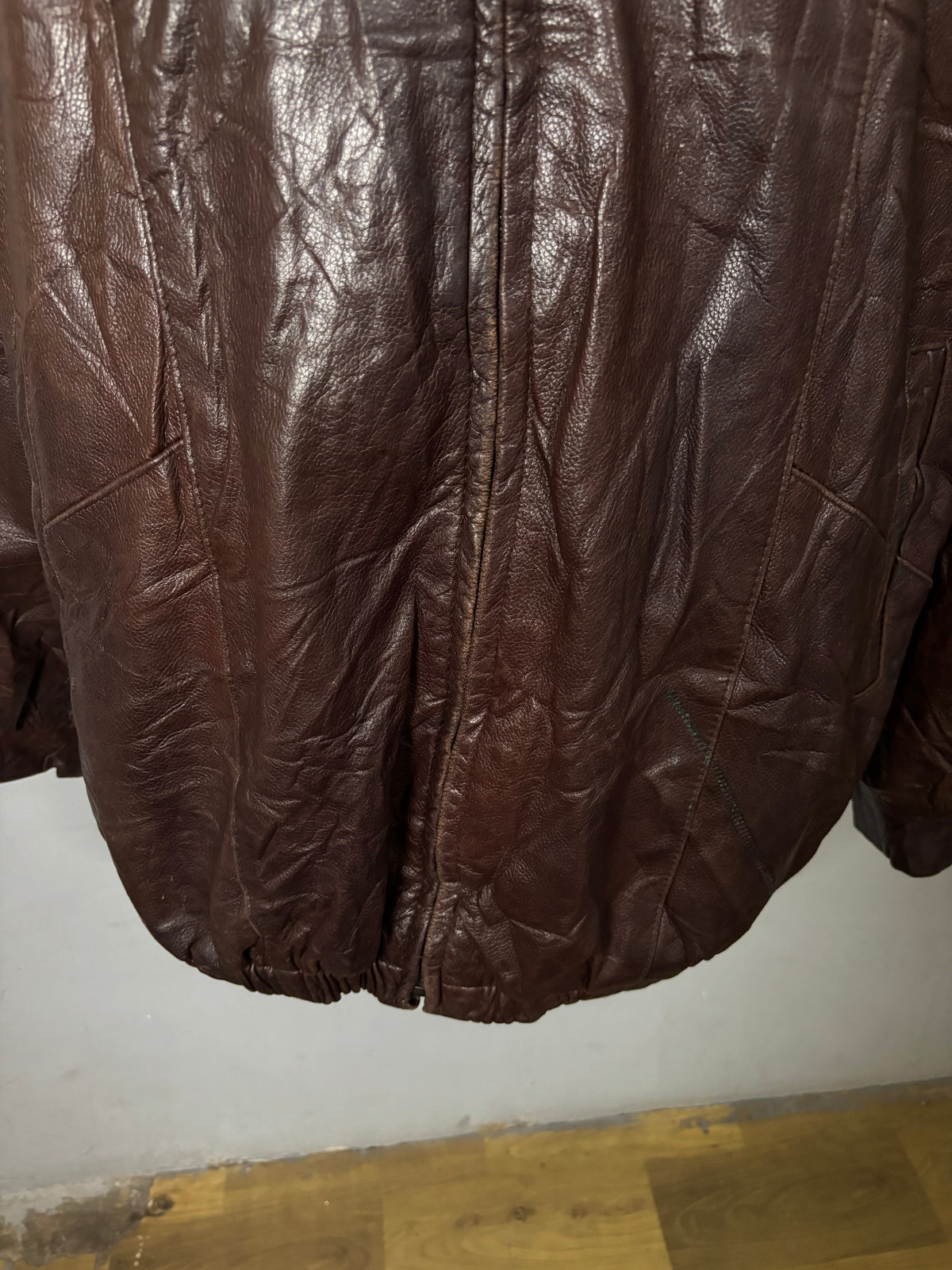 Leather Jackets Vintage Streetwear Oversized Brown bomber