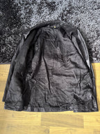 Leather Jackets Oversized Vintage Black leather