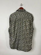 Half Sleeve Shirts Vintage Streetwear Pierre cardin